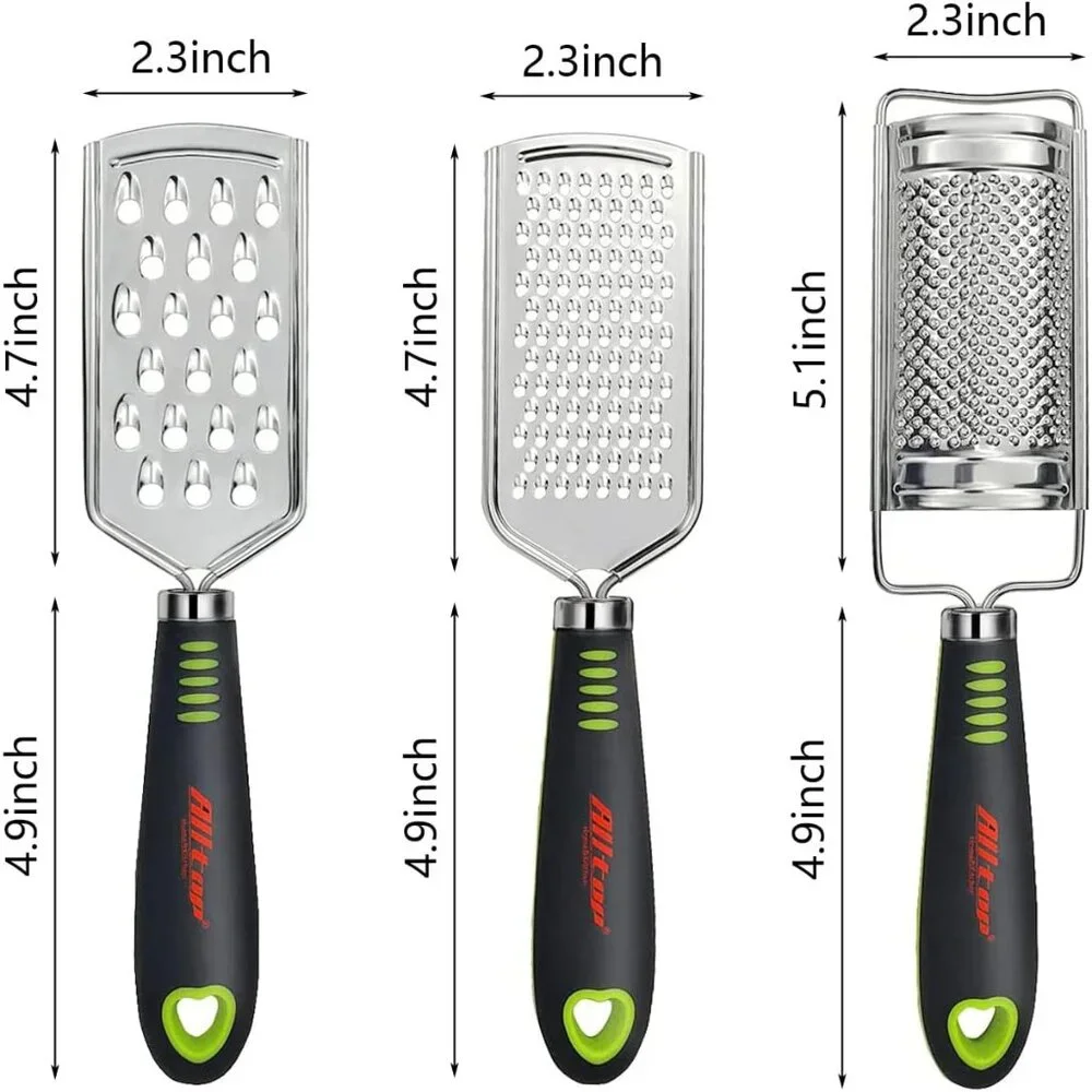 Food Graters for Cheese,Nutmeg,Potato,Ginger and Garlic,Cirtrus,Hand-held Stainl - Picture 3 of 7